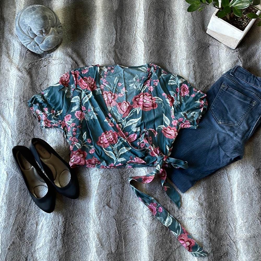 Crop Wrap Top